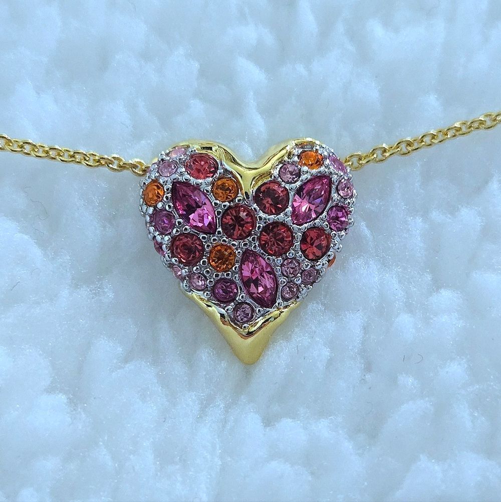 Alexis Bittar "Solanales" Crystal💎 Heart🩷 Pendant Necklace - NWT - Picture 4 of 16